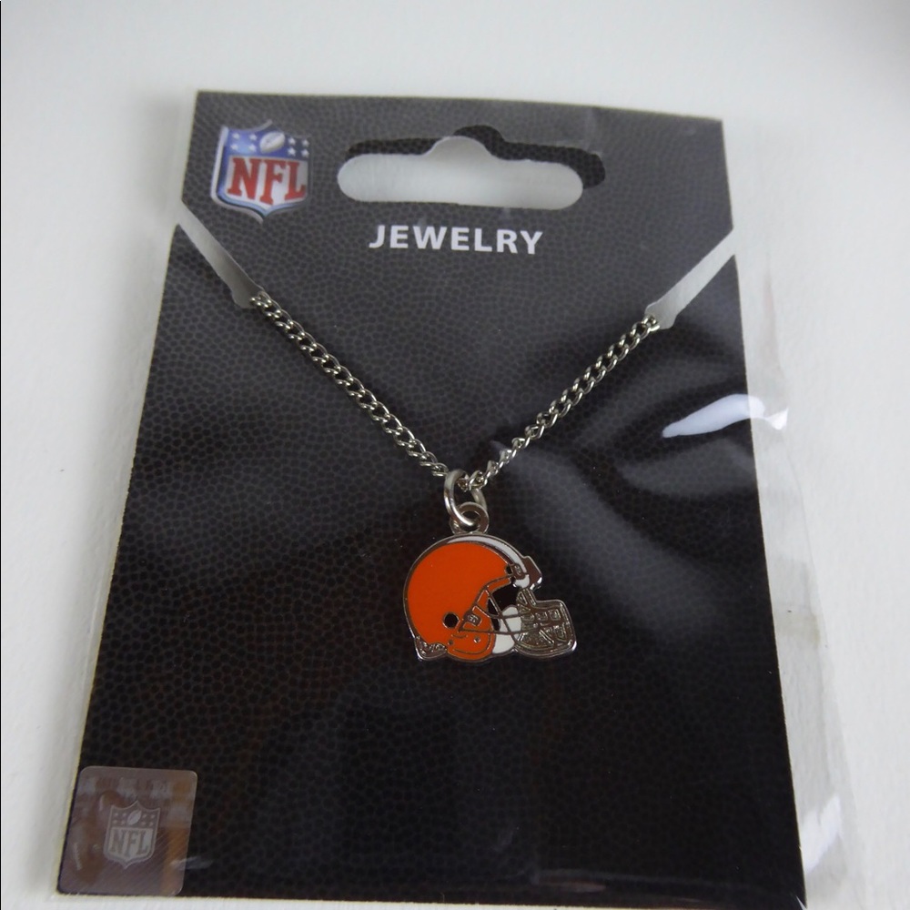 NFL Cleveland Browns Necklace Bracelet Lashes NWT - Picture 2 of 8
